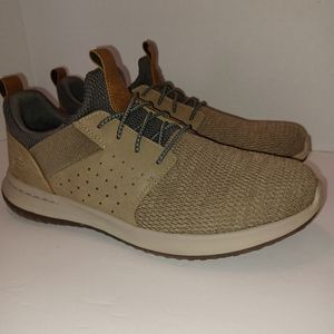 Skechers Classic Fit Air Cooled Memory Foam 65474 Slip On w/Laces Mens Size 10